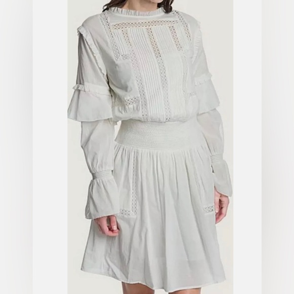 Frye Ally Lace Dress White - Picture 3 of 9